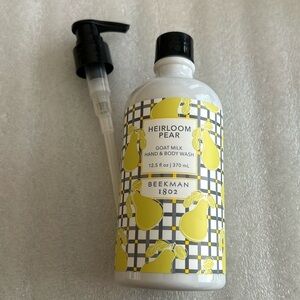 Beekman 1802 Goat Milk Hand & Body Wash HEIRLOOM PEAR - BRAND NEW